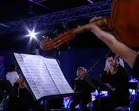 Final de la plénière avec un orchestre symphonique et 3000 chefs d‘entreprises chantant l‘Hymne à la joie • Emotions...